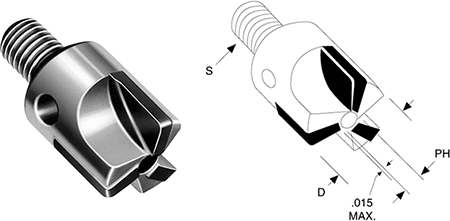 Aerospace Tooling : Wedgelock Cylindrical Body Rivet clamps